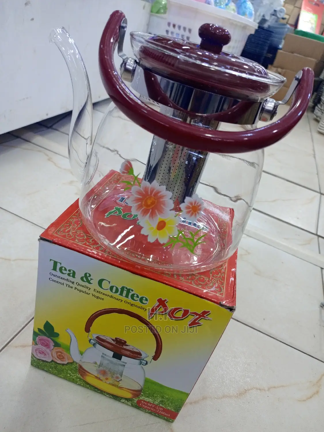 2200mls (2.2L) Tea and Coffee Pot