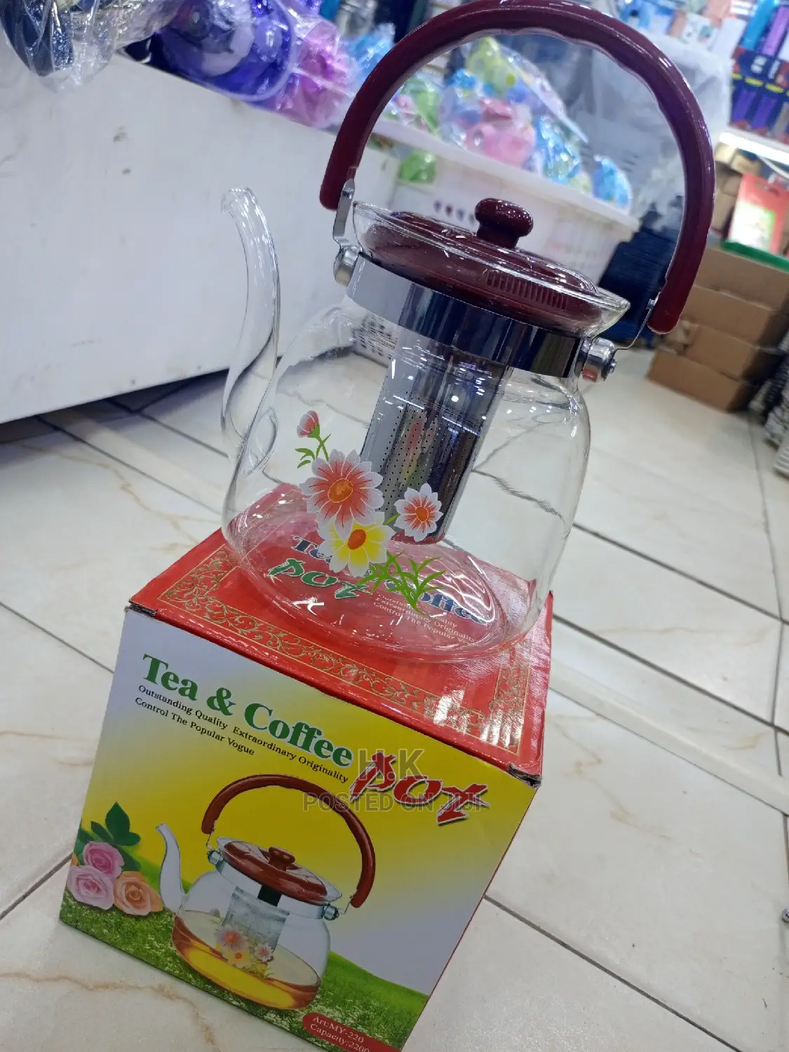 2200mls (2.2L) Tea and Coffee Pot