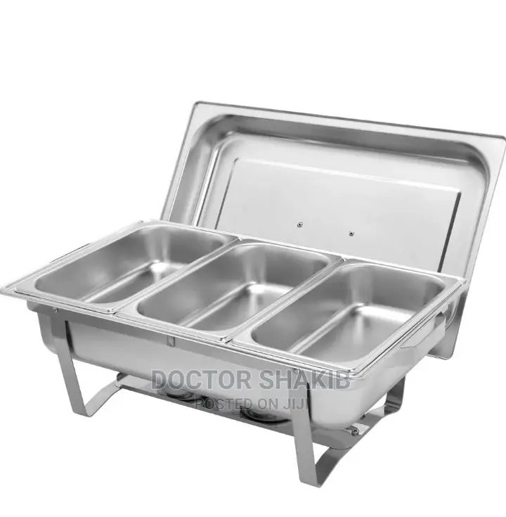 Triple Compartments Stainless Steel Chafing Dishes