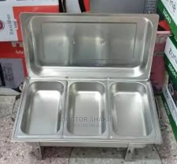 Triple Compartments Stainless Steel Chafing Dishes