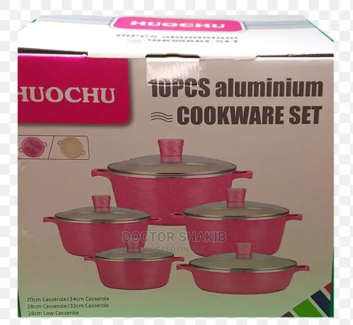 10pcs Aluminum Cookware Set