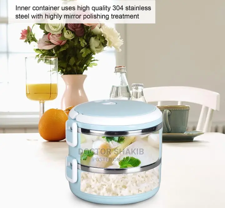 2 Layer Insulated Lunch Box