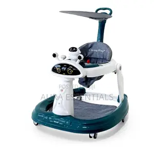 3 in 1 Baby Walker With Canopy and Push Bar