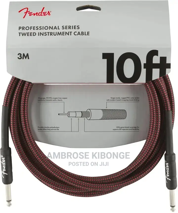 High Performance Jack to Jack Audio Mic Cable From 4mitres.