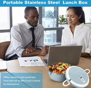 Portable Stainless Steel Thermal Insulated Lunch Box