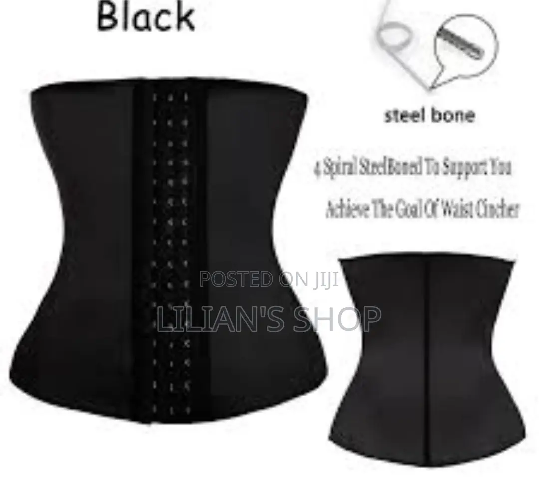 Latex Waist Trainer Corset 9 Steel Body Slimming Shapers