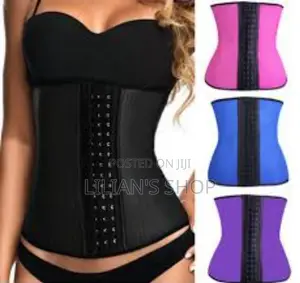 Latex Waist Trainer Corset 9 Steel Body Slimming Shapers