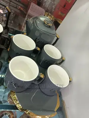 Ceramic Teapot and Cup Set