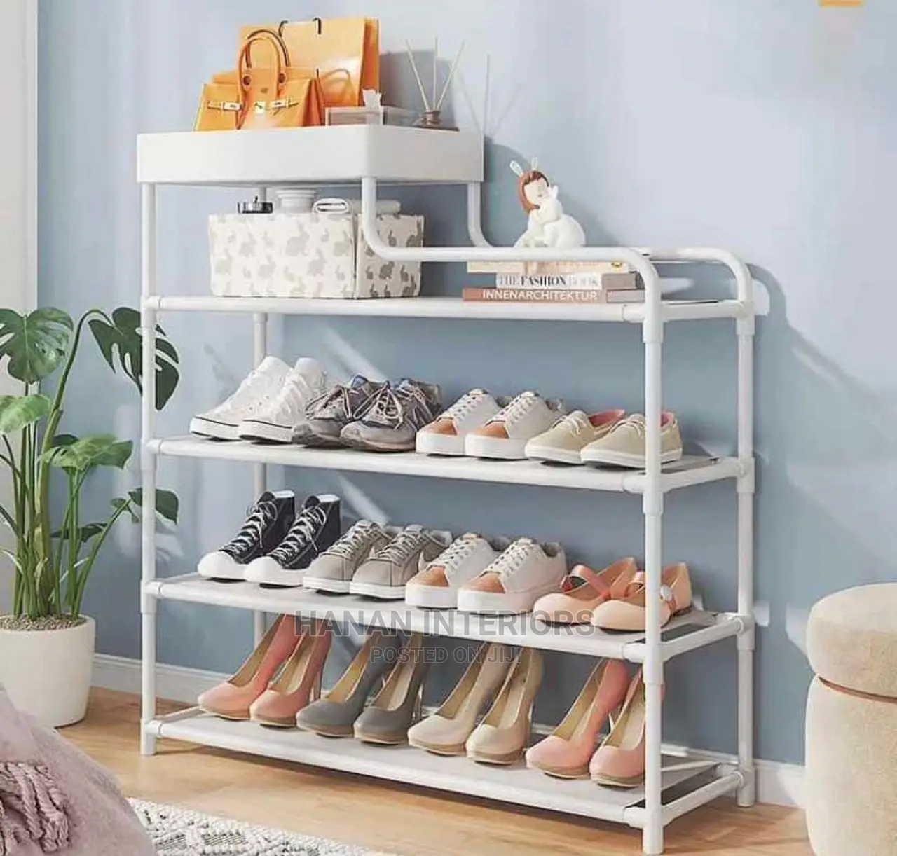 White Shoerack