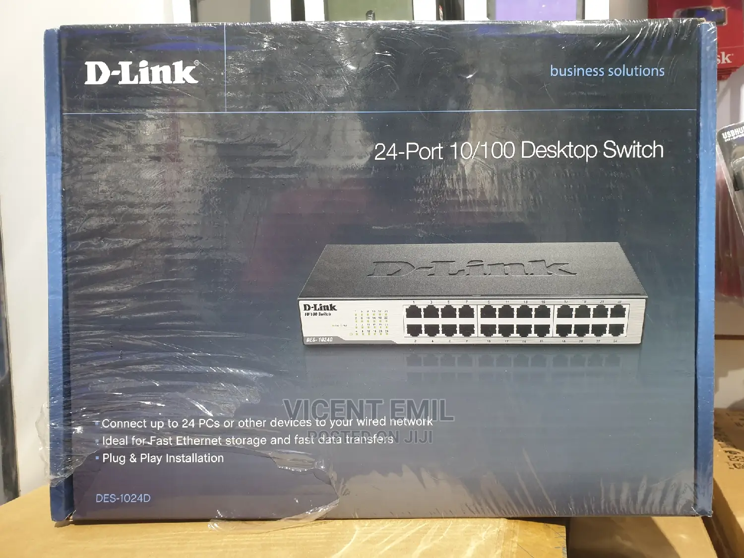 D-Link Desktop Switch 24ports 10/100