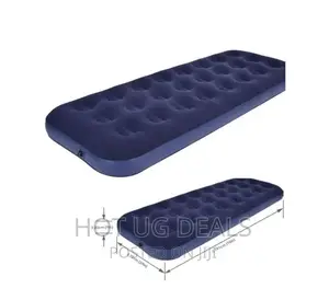 3x6 Air Inflatable Mattress With Pump - Navy Blue