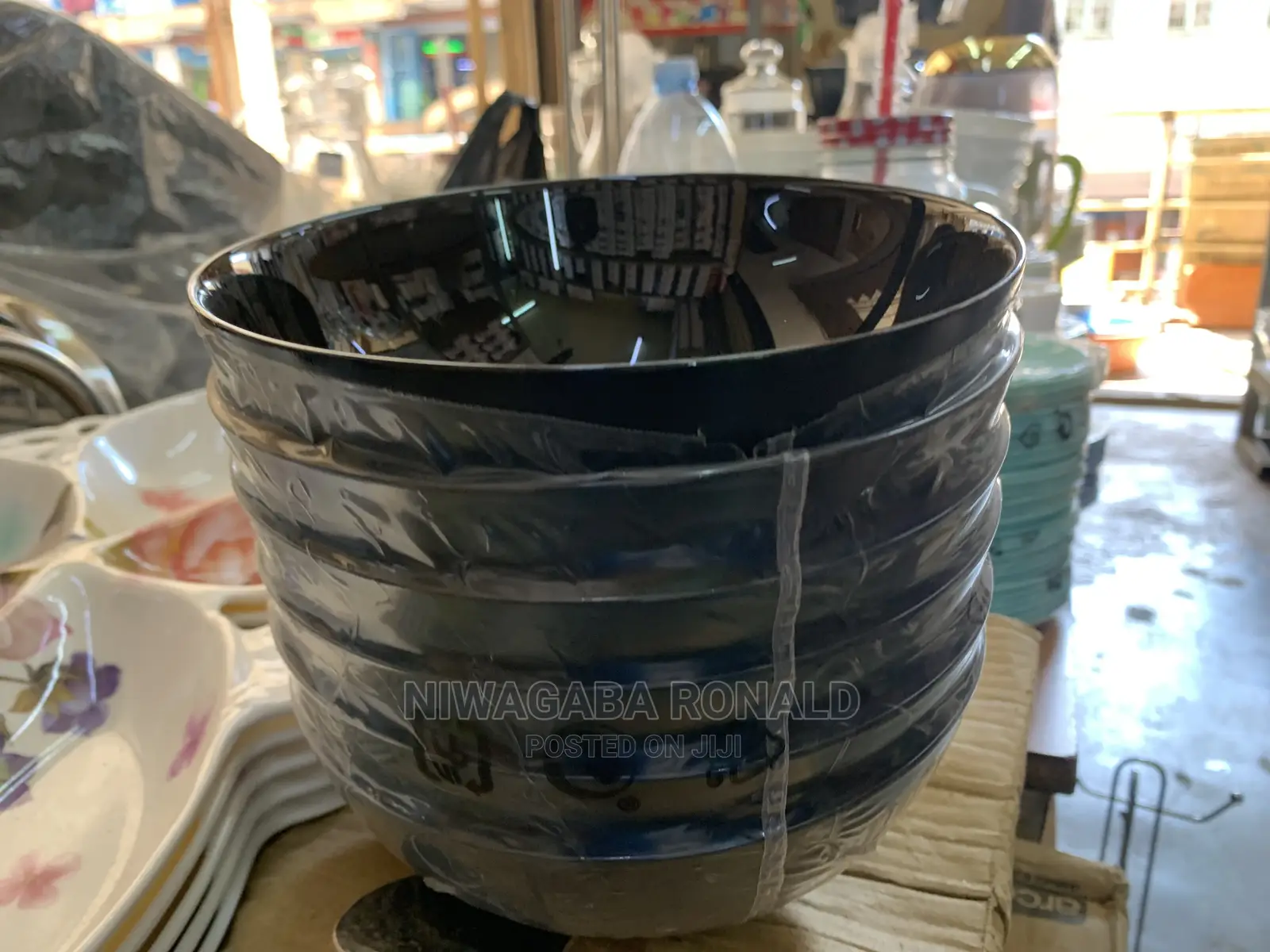 6pc Luminarc Black Bowls