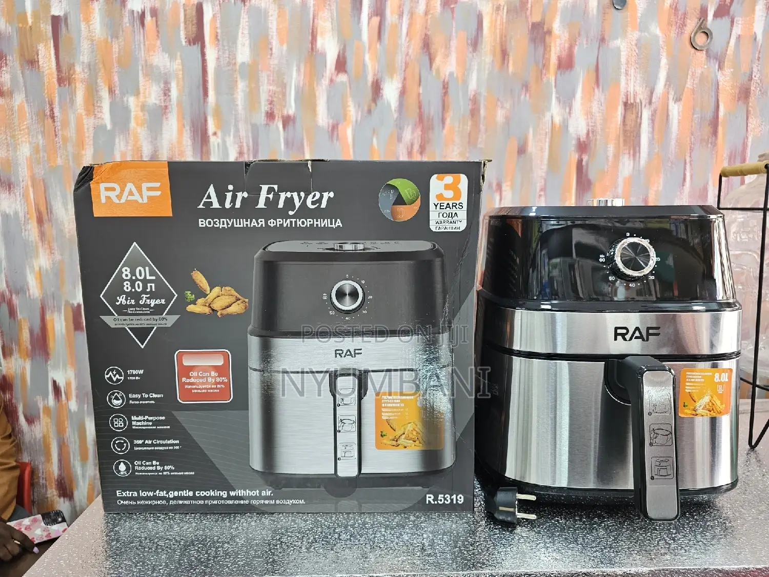 Raf Air Fryer 8liters