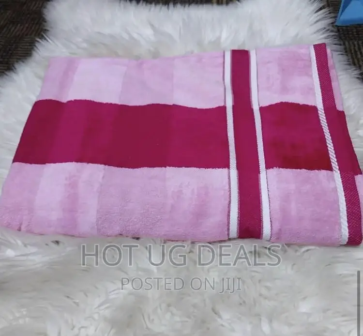 Velvet Cotton Bath Towel - Multi Color