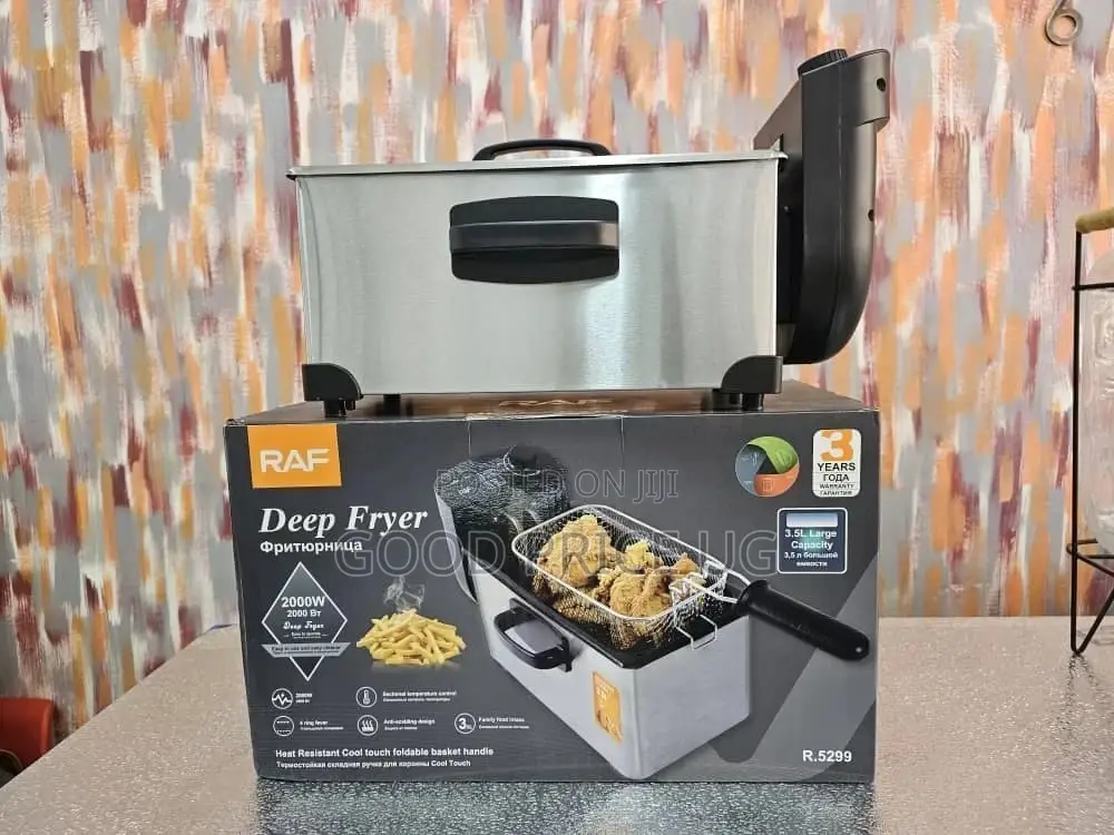 3.5 Litres RAF Deep Fryer. Comes With 1 Year Warranty.