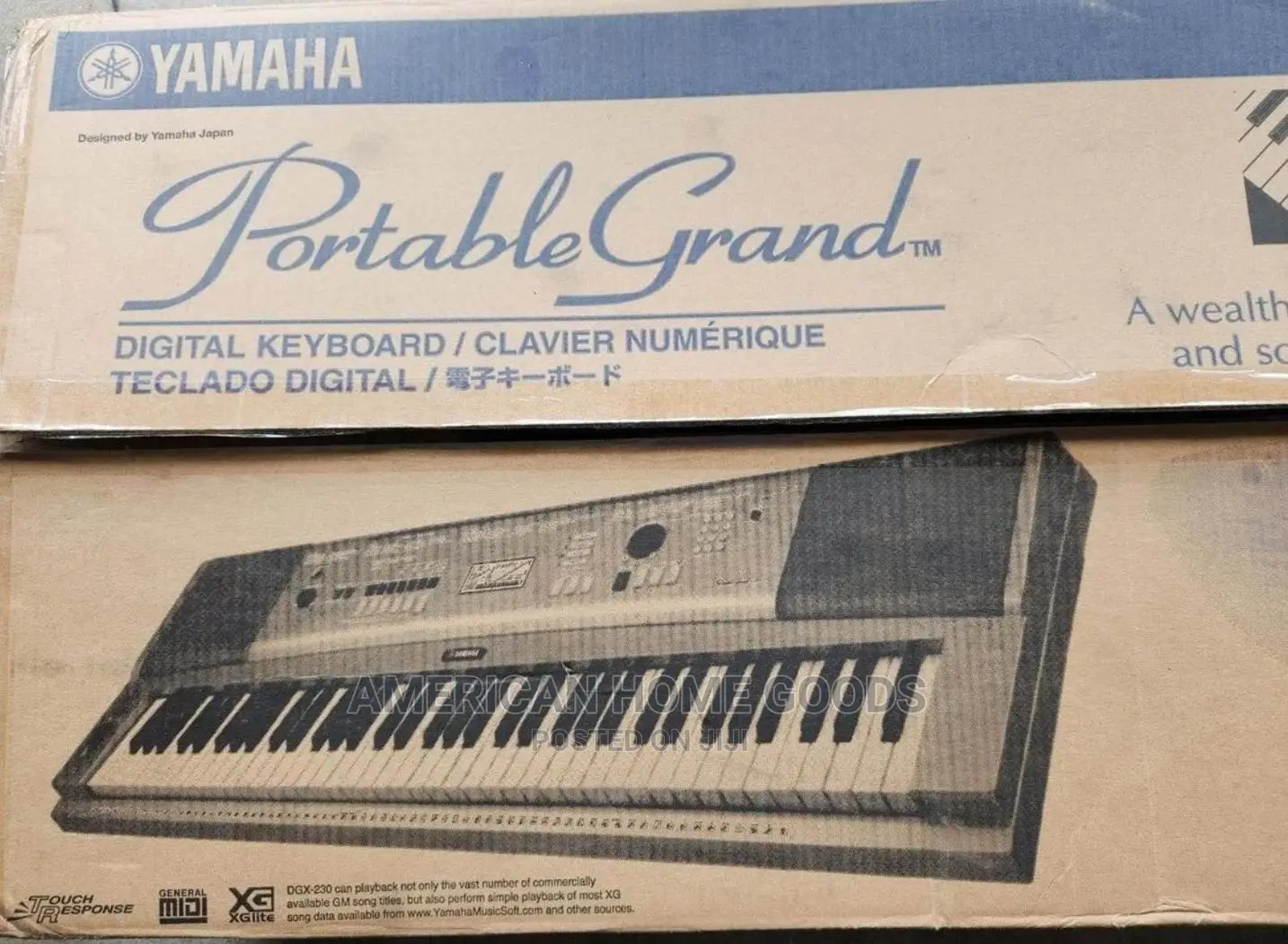 Yamaha Electronic 76-keys Portable Grand DGX230 Piano.