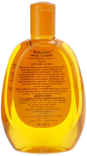 RDL Papaya Baby Face Toner/Stay on Cleanser. 150ml