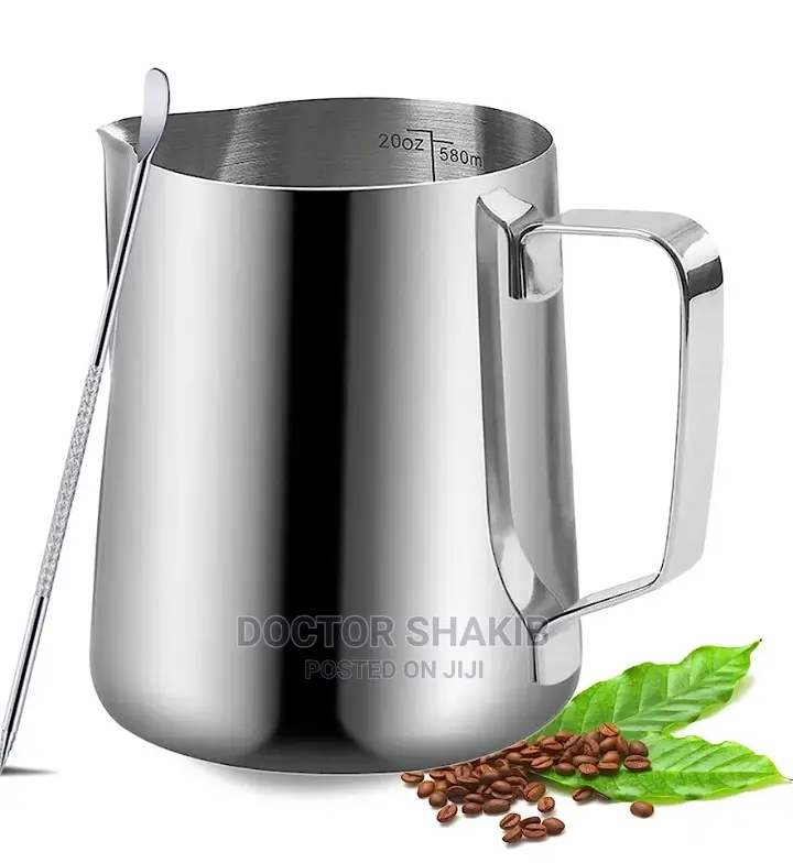 600ml Stainless Steel Coffee Making and Pitcher Cup