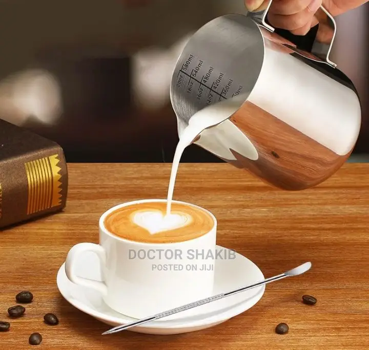 600ml Stainless Steel Coffee Making and Pitcher Cup