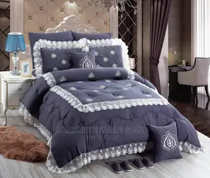 13pcs Comforter Set / Bedcover Grey