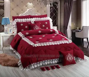 13pcs Bedcover Maroon