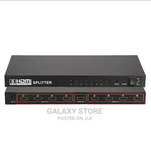1x8 Hdmi Splitter 8ports Hub Support 3d Ultra Hd 1080p