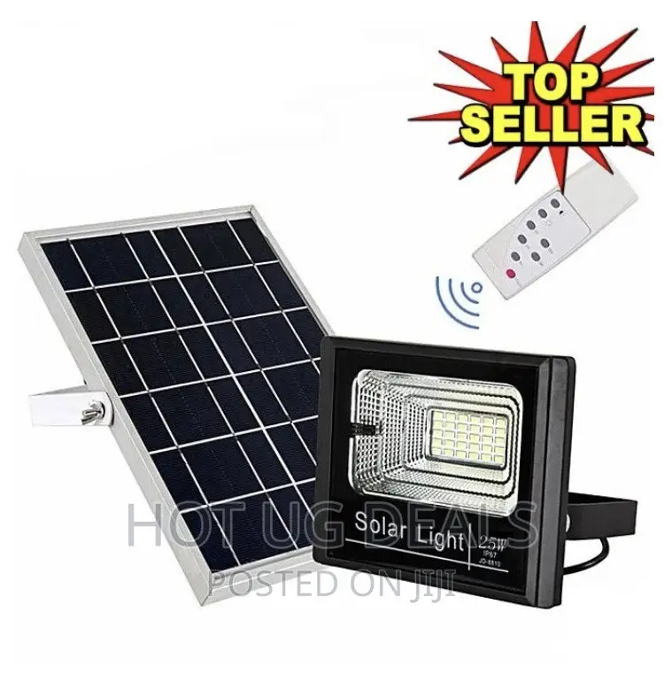25W Solar Powered Street Flood Light With Remote Control