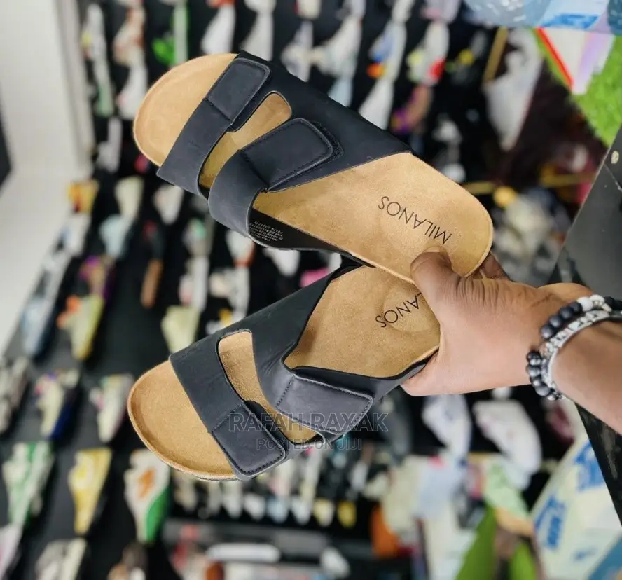 Unisex Comfortable Black Minalos Sandals
