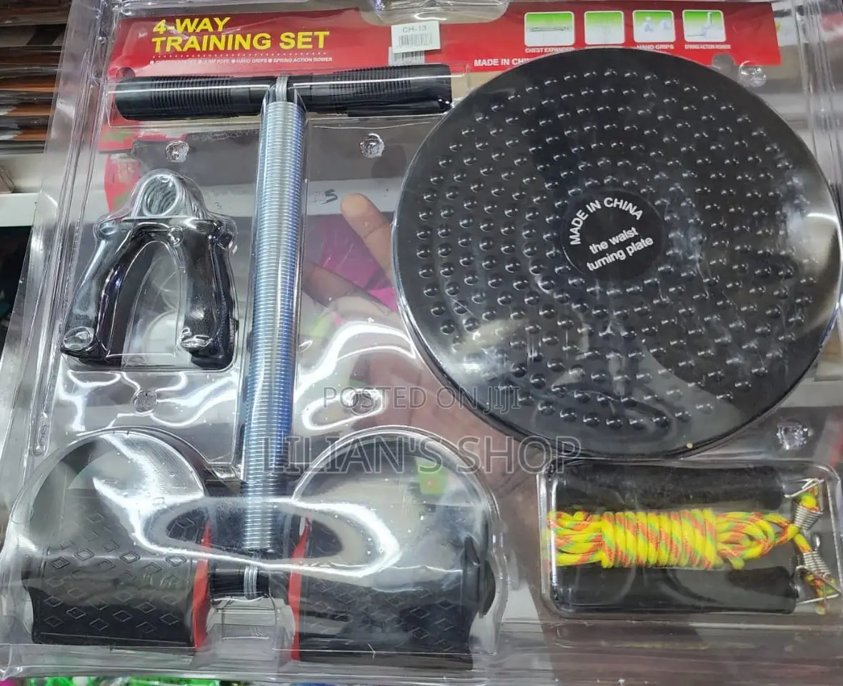 4- Way Fitness Set Hand Grip