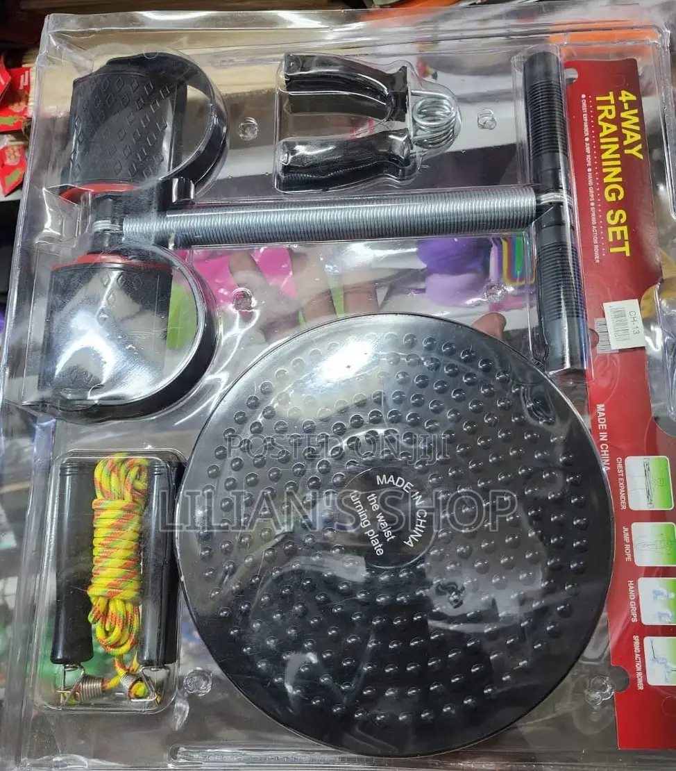 4- Way Fitness Set Hand Grip