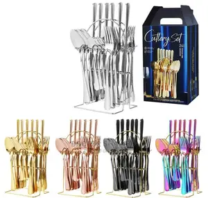 Cutlery Forks, Spoons With Stand