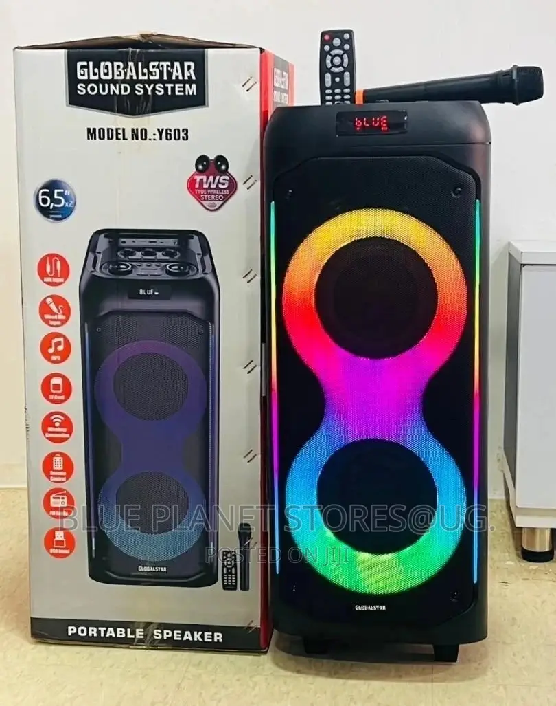 GLOBALSTAR Portable Speakers With Microphone \\ 100w \\ Y603