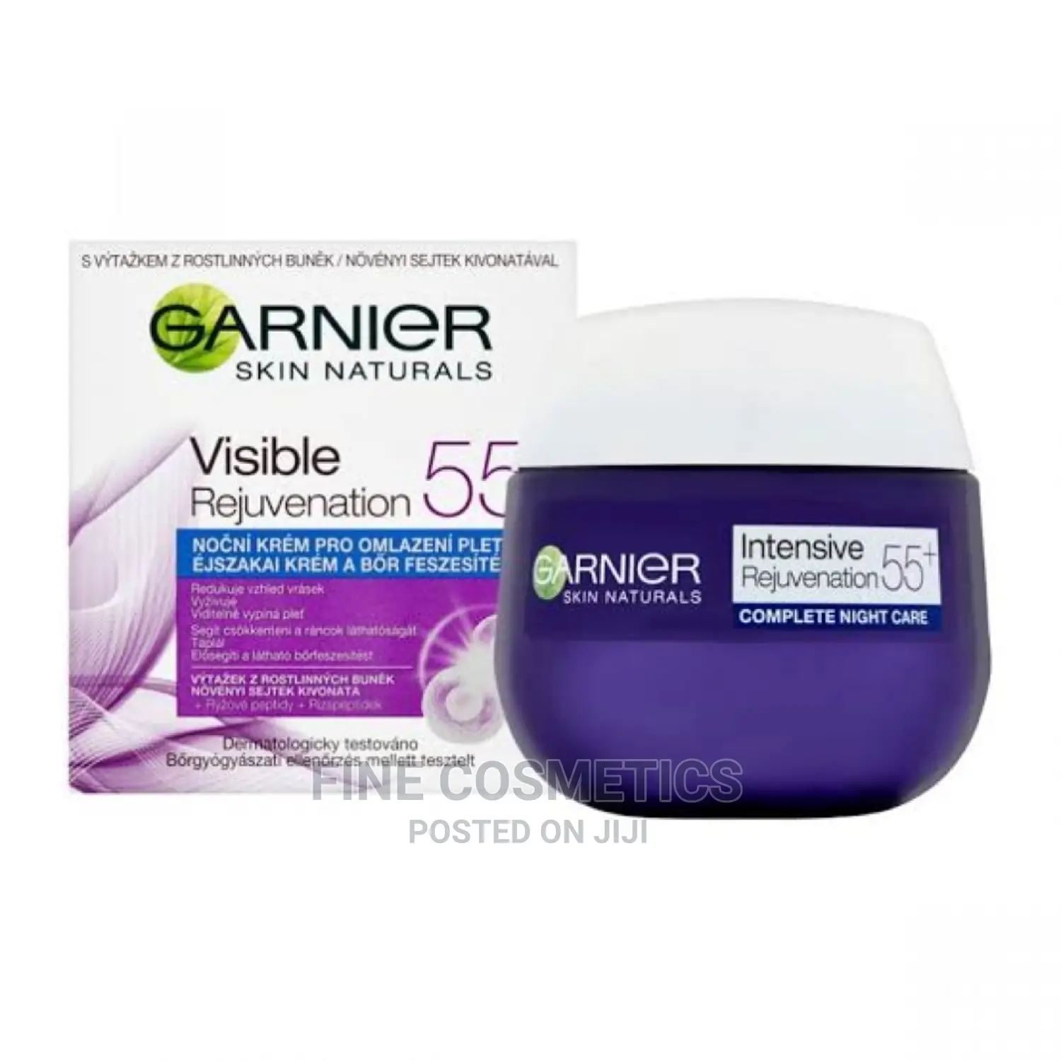 Garnier Skin Naturals Visible Rejuvenation 55+ Night Cream.