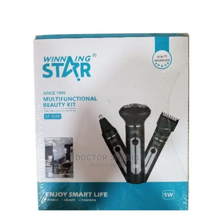 Winningstar 3 in 1 Rechargeable Hair/Nose Trimmer