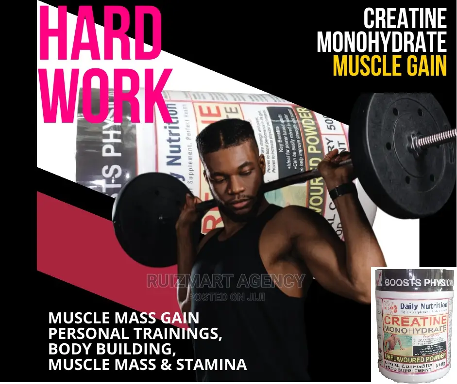 Daily Nutrition Creatine Monohydrate 500g Muscle and Power in Central