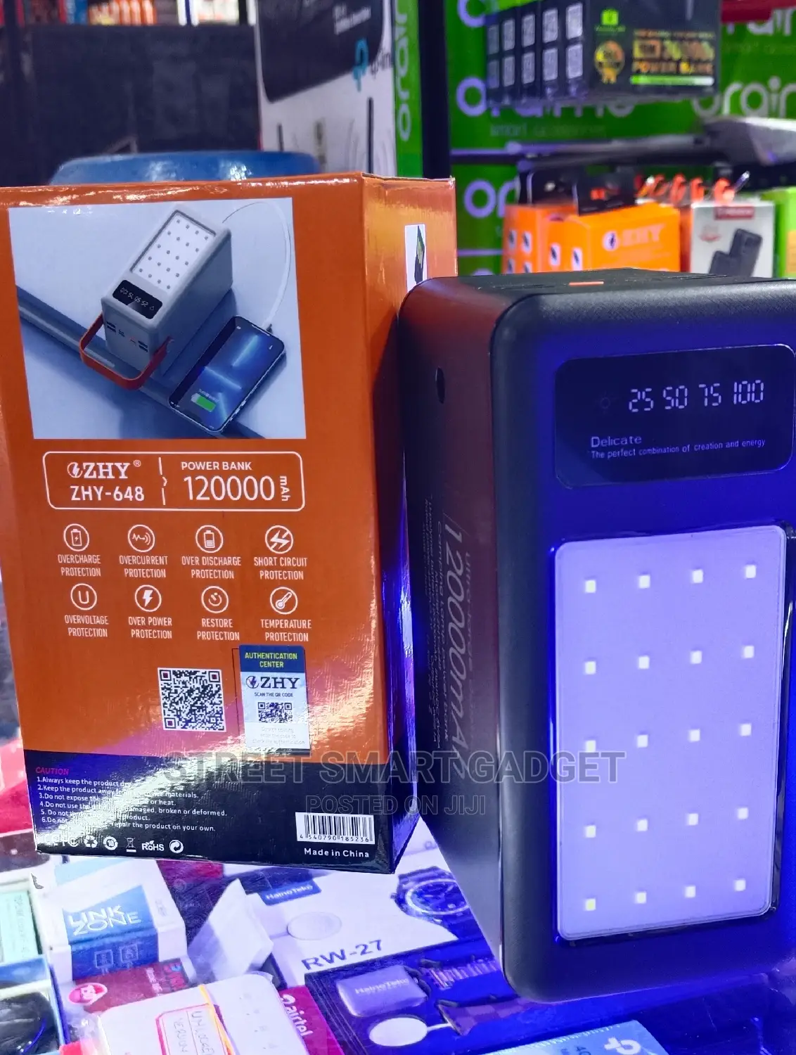 Zhy Power Bank 120000mah