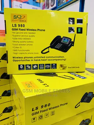 Wholesale SQ LS-980 Dual Sim GSM Landline Desktop Phone