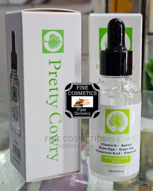 Pretty Cowry Hyaluronic Acid Facial Serum With Retinol.