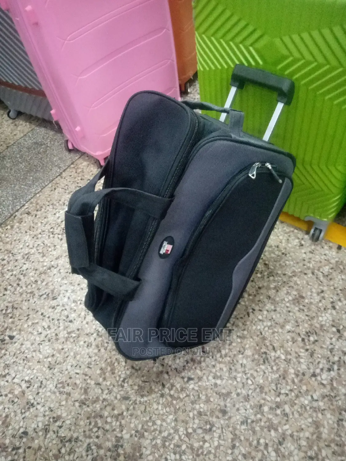Original Trolley Traveling Bag.Medium Size.( Gray)