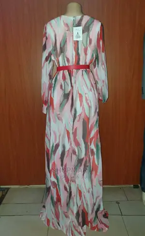 Floral Print Maxi Dress In Pink