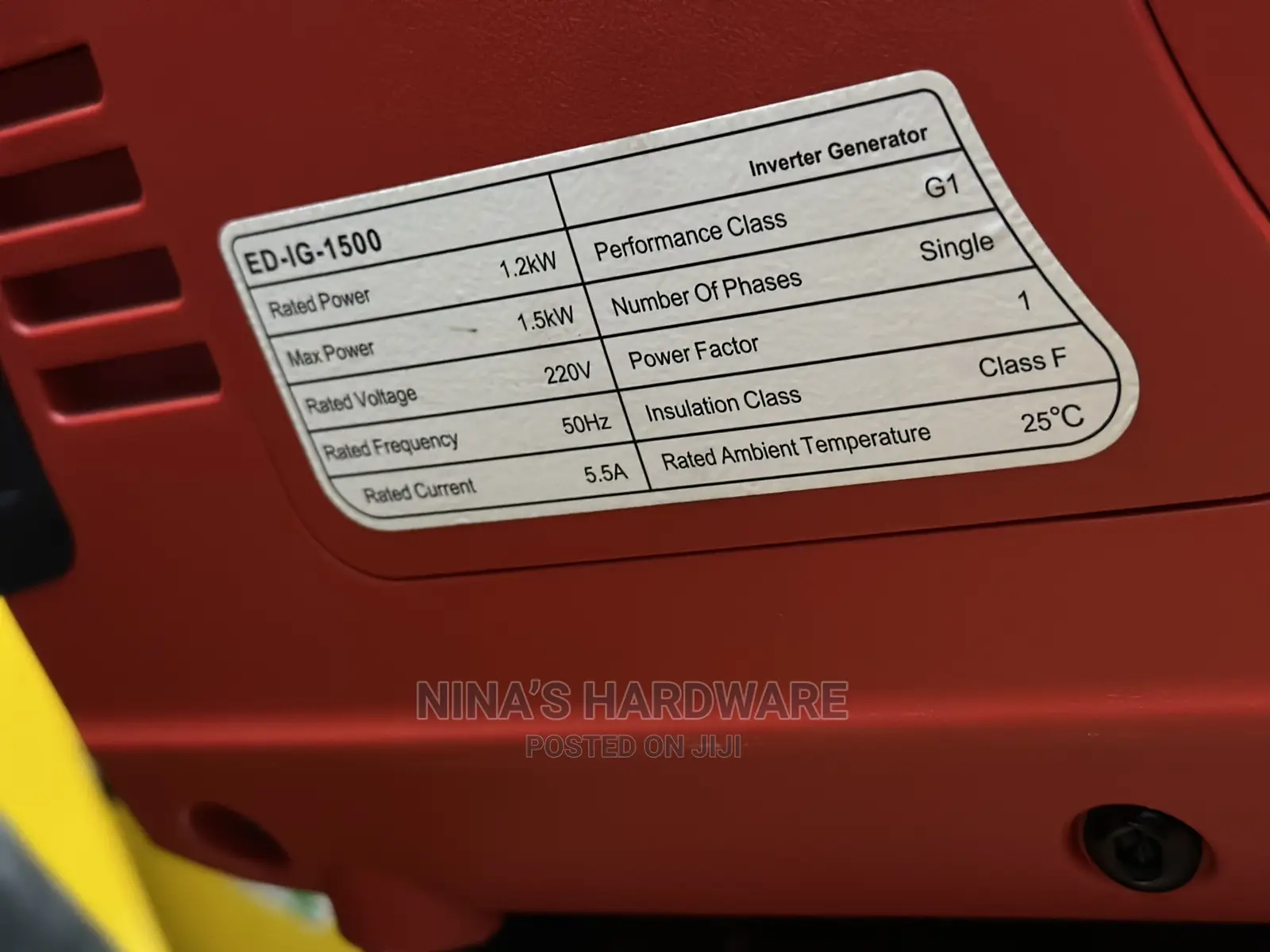 Generator 1.5kw Honda Super Silent Generator