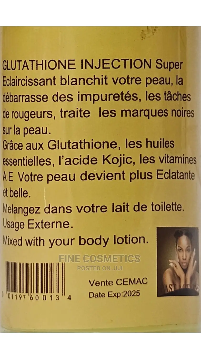 GLUTATHIONE INJECTION Fast Action Supreme Lightening Serum