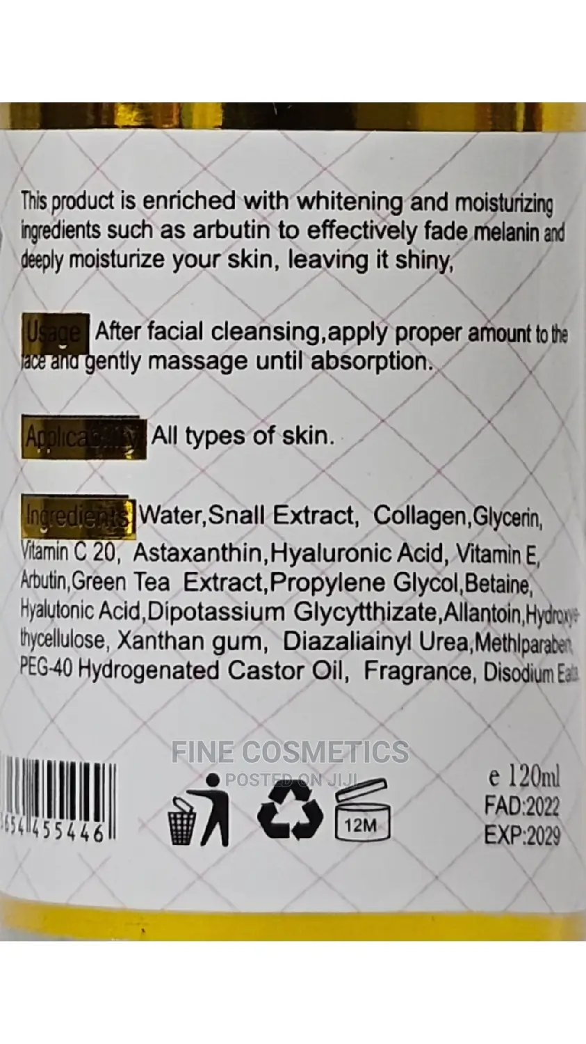 Original COLLAGEN Snail Whitening Serum