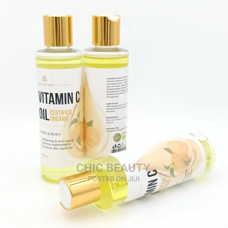 Vitamin C Oil Whitening Anti-Aging Face Body Oil 200ml