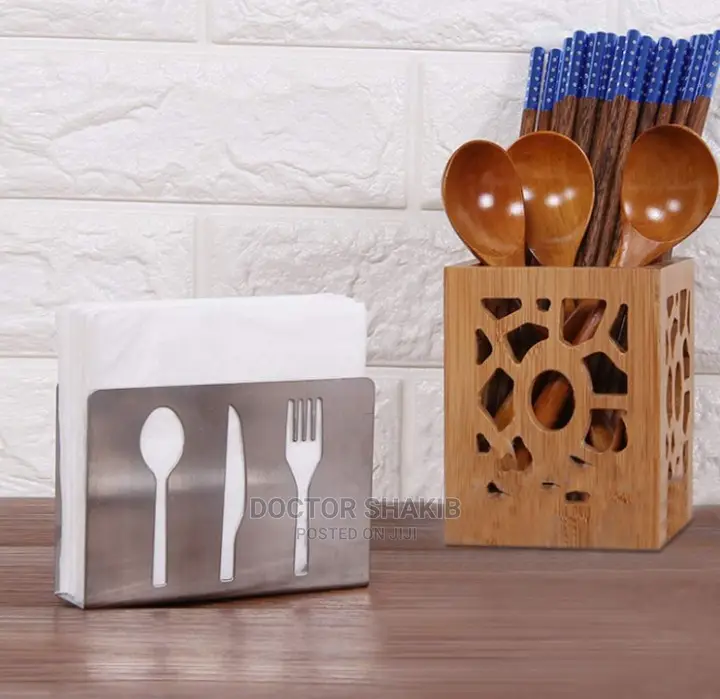 Stainless Steel Napkin Holder Rack