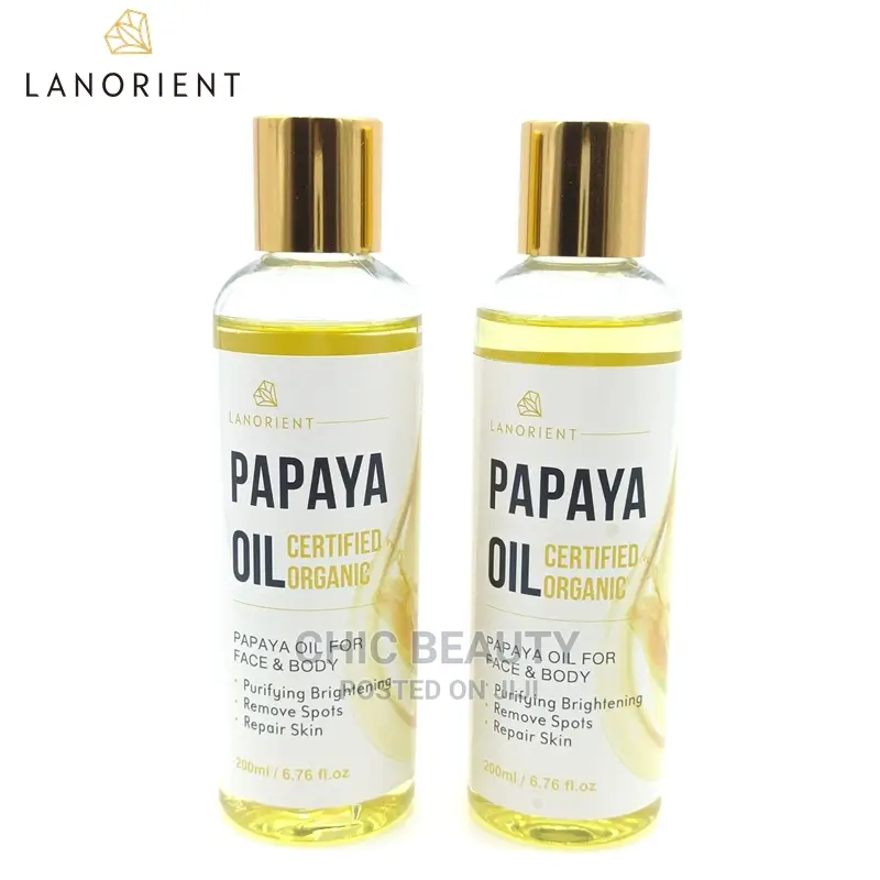 Papaya Organic Whitening Moisturizing Body Face Oil 200ML