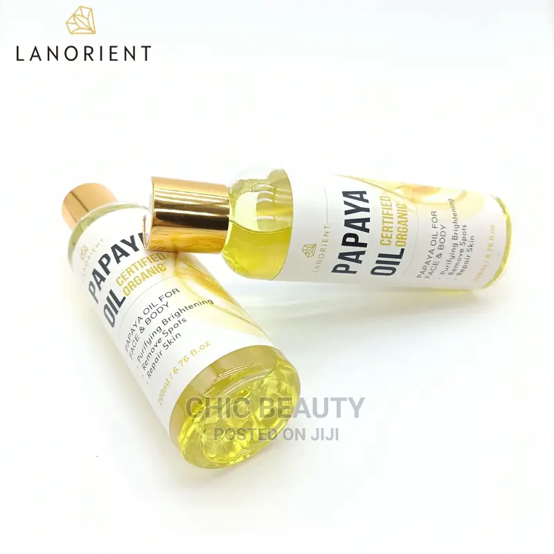 Papaya Organic Whitening Moisturizing Body Face Oil 200ML