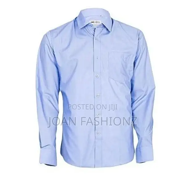 A Pack of 4 Men's Shirts-Light Blue,White,Pink,Navy Blue