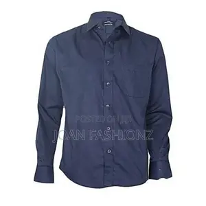 A Pack of 4 Men's Shirts-Light Blue,White,Pink,Navy Blue