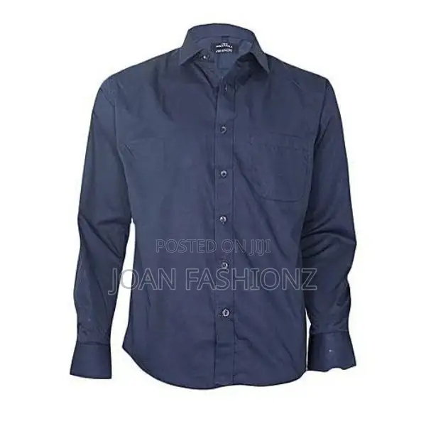 A Pack of 4 Men's Shirts-Light Blue,White,Pink,Navy Blue